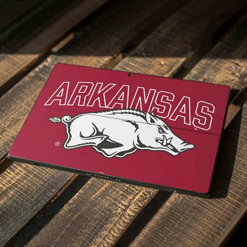 University of Arkansas-Fayetteville Razorbacks Logo Surface Pro 7 Skin