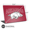 University of Arkansas-Fayetteville Razorbacks Logo Universal Laptop 16.6in (13.4 x 9.7in) Skin