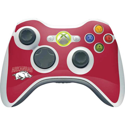 University of Arkansas-Fayetteville Razorbacks Logo Xbox 360 Wireless Controller Skin