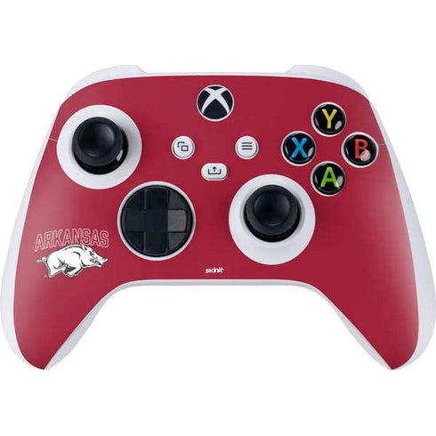University of Arkansas-Fayetteville Razorbacks Logo Xbox Series S Controller Skin
