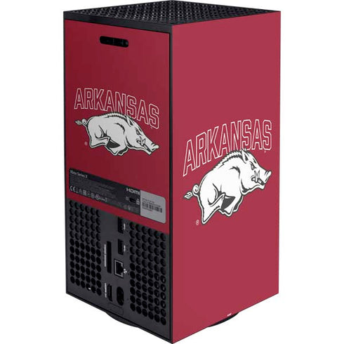 University of Arkansas-Fayetteville Razorbacks Logo Xbox Series X Bundle Skin