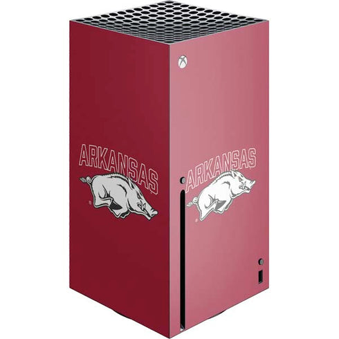University of Arkansas-Fayetteville Razorbacks Logo Xbox Series X Console Skin