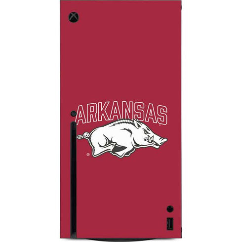 University of Arkansas-Fayetteville Razorbacks Logo Xbox Series X Console Skin