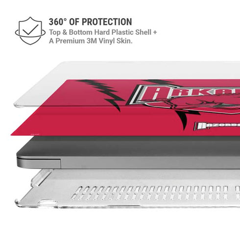 University of Arkansas-Fayetteville Razorbacks MacBook Pro 14in (2021-24) Case plus Skin