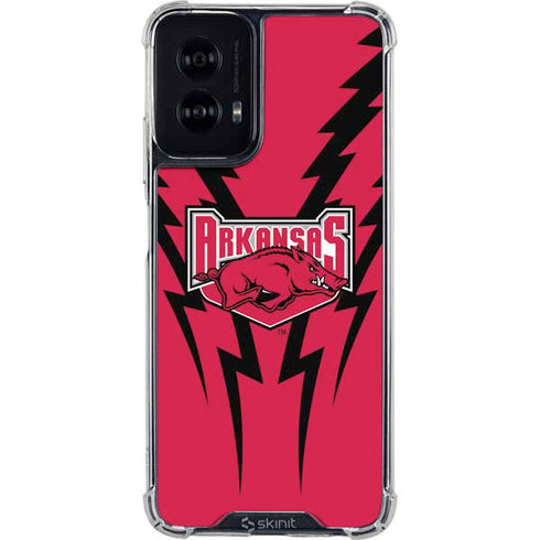 University of Arkansas-Fayetteville Razorbacks Moto G Power 5G (2024) Clear Case