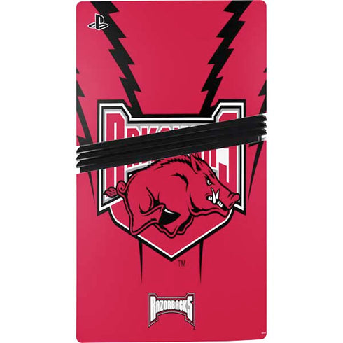 University of Arkansas-Fayetteville Razorbacks PS5 Pro Disk Console Skin
