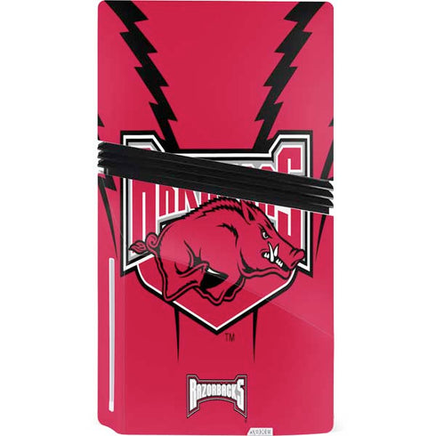 University of Arkansas-Fayetteville Razorbacks PS5 Pro Disk Console Skin