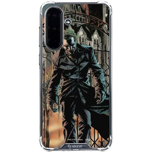 DC Comics The Joker Walking Dark Grounds Comic Art By Lee Bermejo Galaxy A36 5G Clear Case
