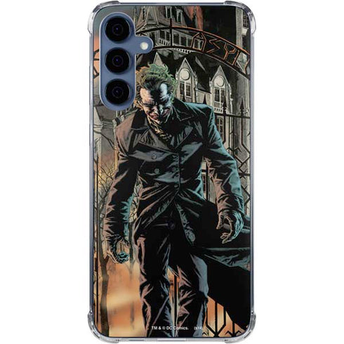 DC Comics The Joker Walking Dark Grounds Comic Art By Lee Bermejo Galaxy A55 5G Clear Case