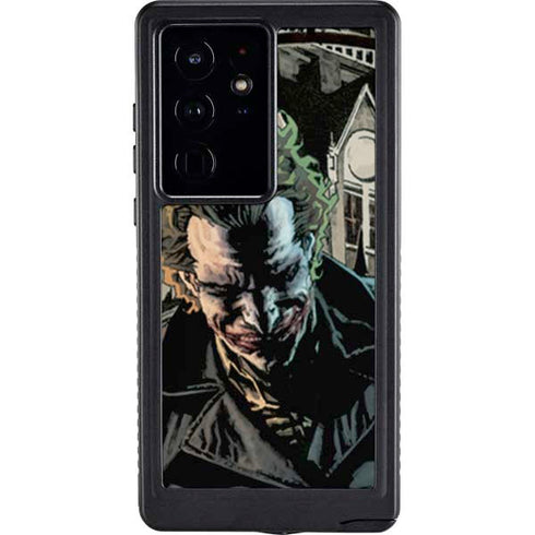 DC Comics The Joker Walking Dark Grounds Comic Art By Lee Bermejo Galaxy S24 Ultra Waterproof Case