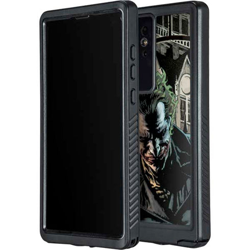 DC Comics The Joker Walking Dark Grounds Comic Art By Lee Bermejo Galaxy S24 Ultra Waterproof Case
