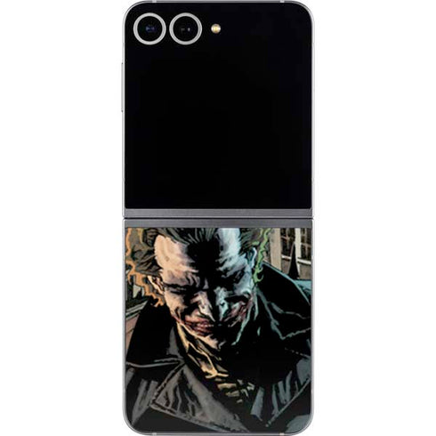 DC Comics The Joker Walking Dark Grounds Comic Art By Lee Bermejo Galaxy Z Flip6 Skin