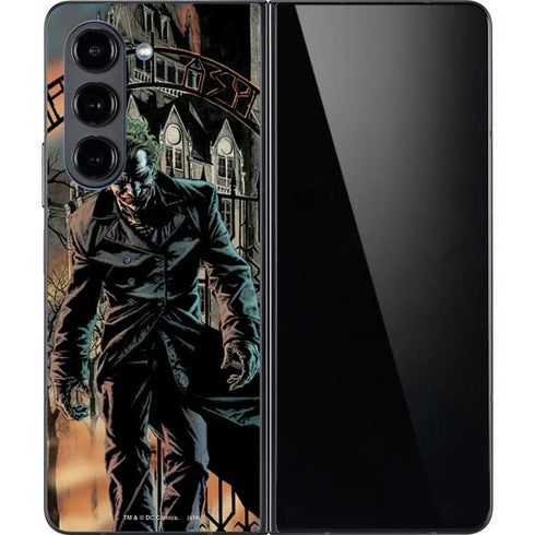 DC Comics The Joker Walking Dark Grounds Comic Art By Lee Bermejo Galaxy Z Fold5 5G Skin