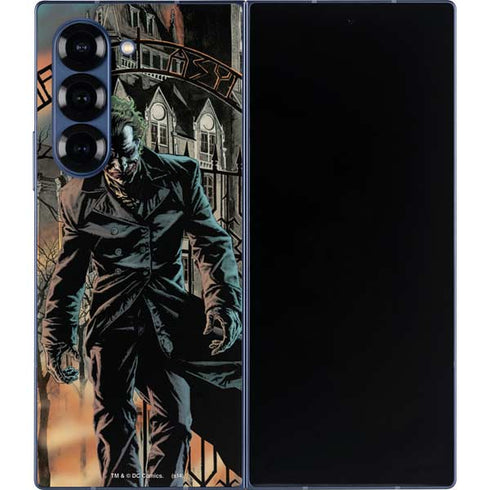DC Comics The Joker Walking Dark Grounds Comic Art By Lee Bermejo Galaxy Z Fold6 Skin