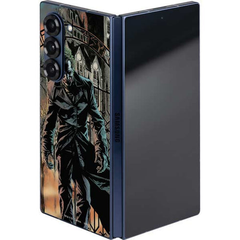DC Comics The Joker Walking Dark Grounds Comic Art By Lee Bermejo Galaxy Z Fold6 Skin