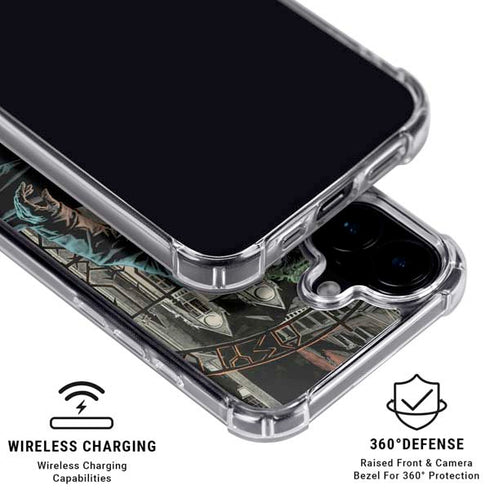 DC Comics The Joker Walking Dark Grounds Comic Art By Lee Bermejo iPhone 16 MagSafe Case