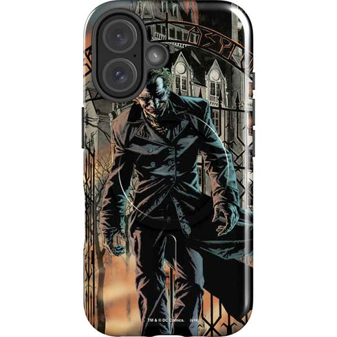 DC Comics The Joker Walking Dark Grounds Comic Art By Lee Bermejo iPhone 16 Magsafe Impact Case