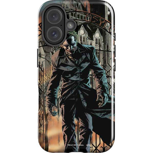 DC Comics The Joker Walking Dark Grounds Comic Art By Lee Bermejo iPhone 16 Plus Impact Case