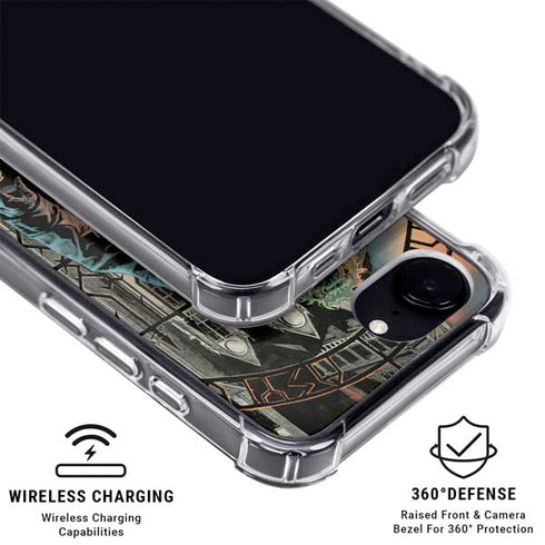 DC Comics The Joker Walking Dark Grounds Comic Art By Lee Bermejo iPhone 16e MagSafe Case