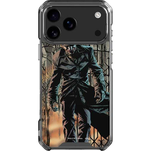 DC Comics The Joker Walking Dark Grounds Comic Art By Lee Bermejo iPhone 18 Pro Max Clear Case