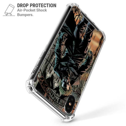DC Comics The Joker Walking Dark Grounds Comic Art By Lee Bermejo iPhone X/XS Clear Case