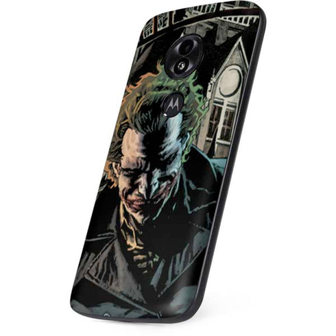 DC Comics The Joker Walking Dark Grounds Comic Art By Lee Bermejo Moto E5 Play Skin
