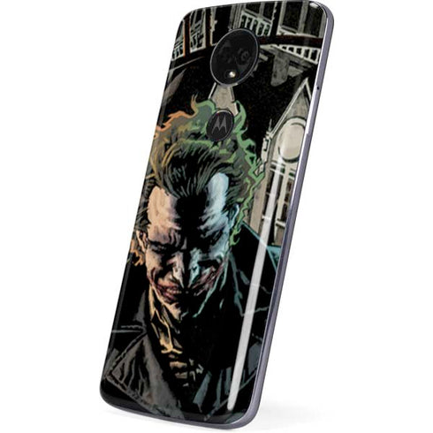 DC Comics The Joker Walking Dark Grounds Comic Art By Lee Bermejo Moto E5 Plus Skin