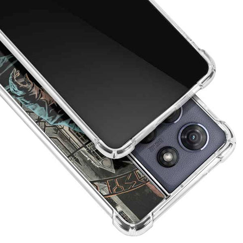 DC Comics The Joker Walking Dark Grounds Comic Art By Lee Bermejo Moto G 5G (2025) Clear Case