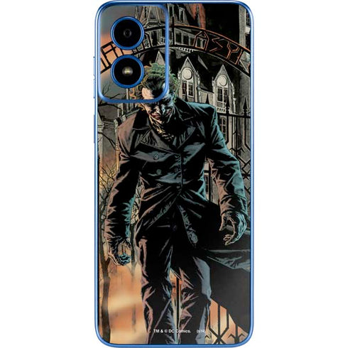 DC Comics The Joker Walking Dark Grounds Comic Art By Lee Bermejo Moto G Play 4G (2024) Skin