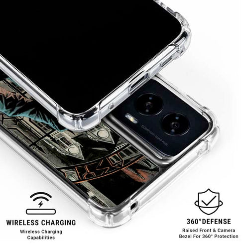 DC Comics The Joker Walking Dark Grounds Comic Art By Lee Bermejo Moto G Power 5G (2024) Clear Case