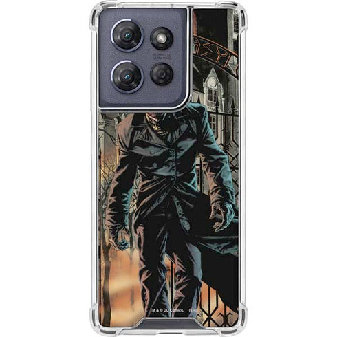 DC Comics The Joker Walking Dark Grounds Comic Art By Lee Bermejo Moto G Power 5G (2025) Clear Case
