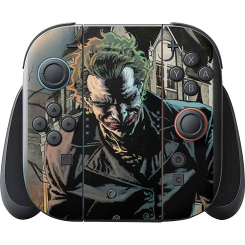 DC Comics The Joker Walking Dark Grounds Comic Art By Lee Bermejo Nintendo Switch 2 (2025) with Joy-Con Skin