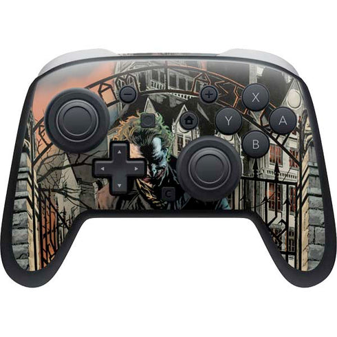 DC Comics The Joker Walking Dark Grounds Comic Art By Lee Bermejo Nintendo Switch 2 (2025) Pro Controller Skin