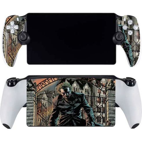 DC Comics The Joker Walking Dark Grounds Comic Art By Lee Bermejo PlayStation Portal Remote Player Skin