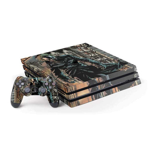 DC Comics The Joker Walking Dark Grounds Comic Art By Lee Bermejo PlayStation PS4 Skins