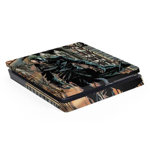 DC Comics The Joker Walking Dark Grounds Comic Art By Lee Bermejo PS4 Slim Skin