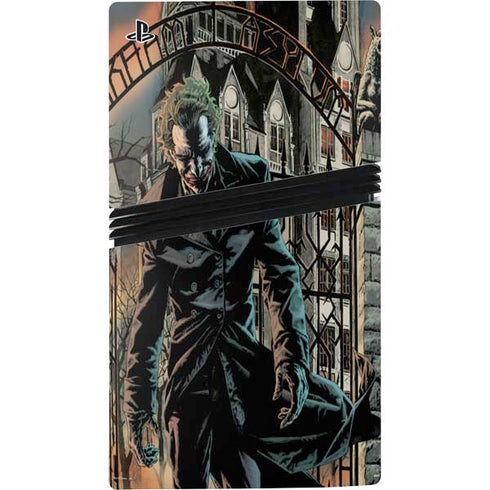 DC Comics The Joker Walking Dark Grounds Comic Art By Lee Bermejo PS5 Pro Bundle Skin