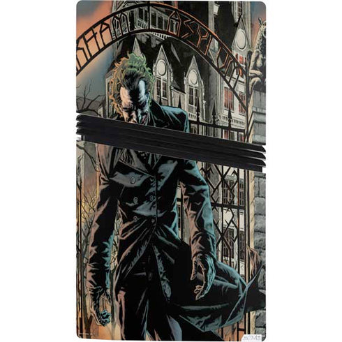 DC Comics The Joker Walking Dark Grounds Comic Art By Lee Bermejo PS5 Pro Bundle Skin