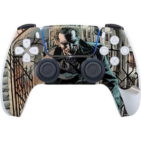 DC Comics The Joker Walking Dark Grounds Comic Art By Lee Bermejo PS5 Pro Bundle Skin