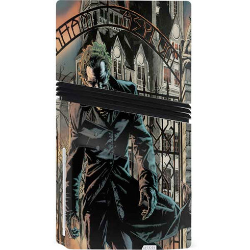 DC Comics The Joker Walking Dark Grounds Comic Art By Lee Bermejo PS5 Pro Disk Bundle Skin