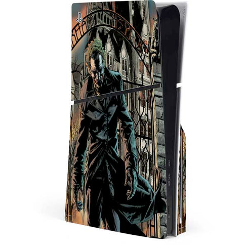 DC Comics The Joker Walking Dark Grounds Comic Art By Lee Bermejo PlayStation PS5 Skins
