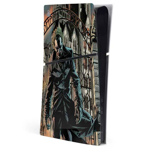 DC Comics The Joker Walking Dark Grounds Comic Art By Lee Bermejo PlayStation PS5 Skins