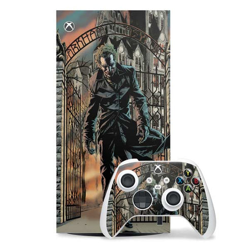 DC Comics The Joker Walking Dark Grounds Comic Art By Lee Bermejo Xbox Series X Skins