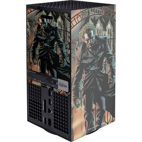 DC Comics The Joker Walking Dark Grounds Comic Art By Lee Bermejo XBox Series X Digital Edition Console Skin