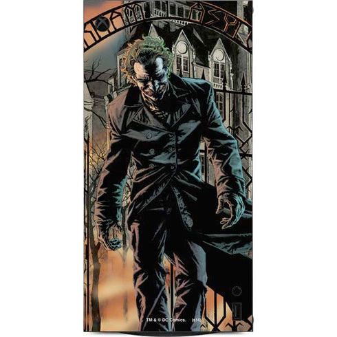 DC Comics The Joker Walking Dark Grounds Comic Art By Lee Bermejo XBox Series X Digital Edition Console Skin