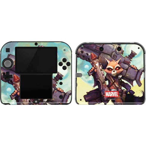 Marvel Rocket Raccoon Armored Arsenal Nintendo 2DS Skin