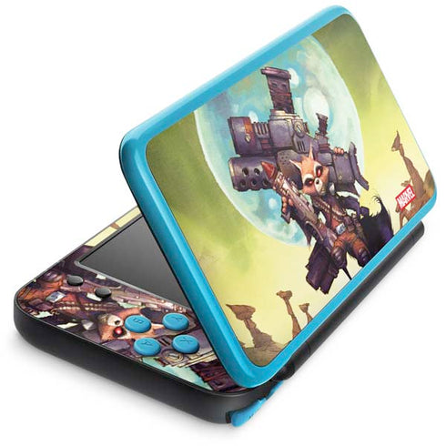Marvel Rocket Raccoon Armored Arsenal Nintendo 2DS XL (2017) Skin