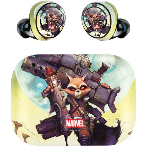 Marvel Rocket Raccoon Armored Arsenal Amazon Echo Buds Skin