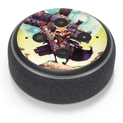 Marvel Rocket Raccoon Armored Arsenal Amazon Echo Dot Skin