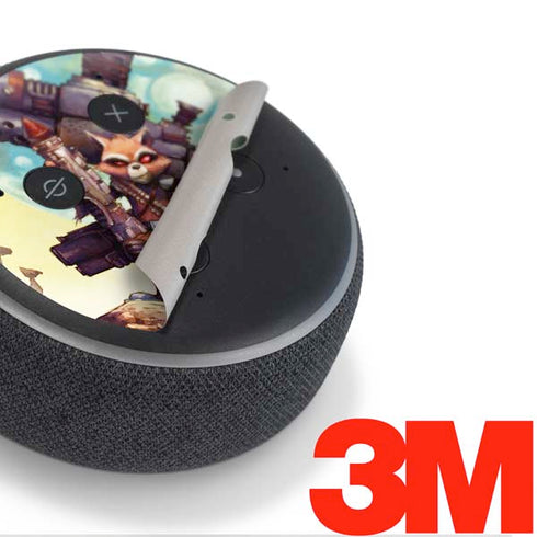 Marvel Rocket Raccoon Armored Arsenal Amazon Echo Dot Skin